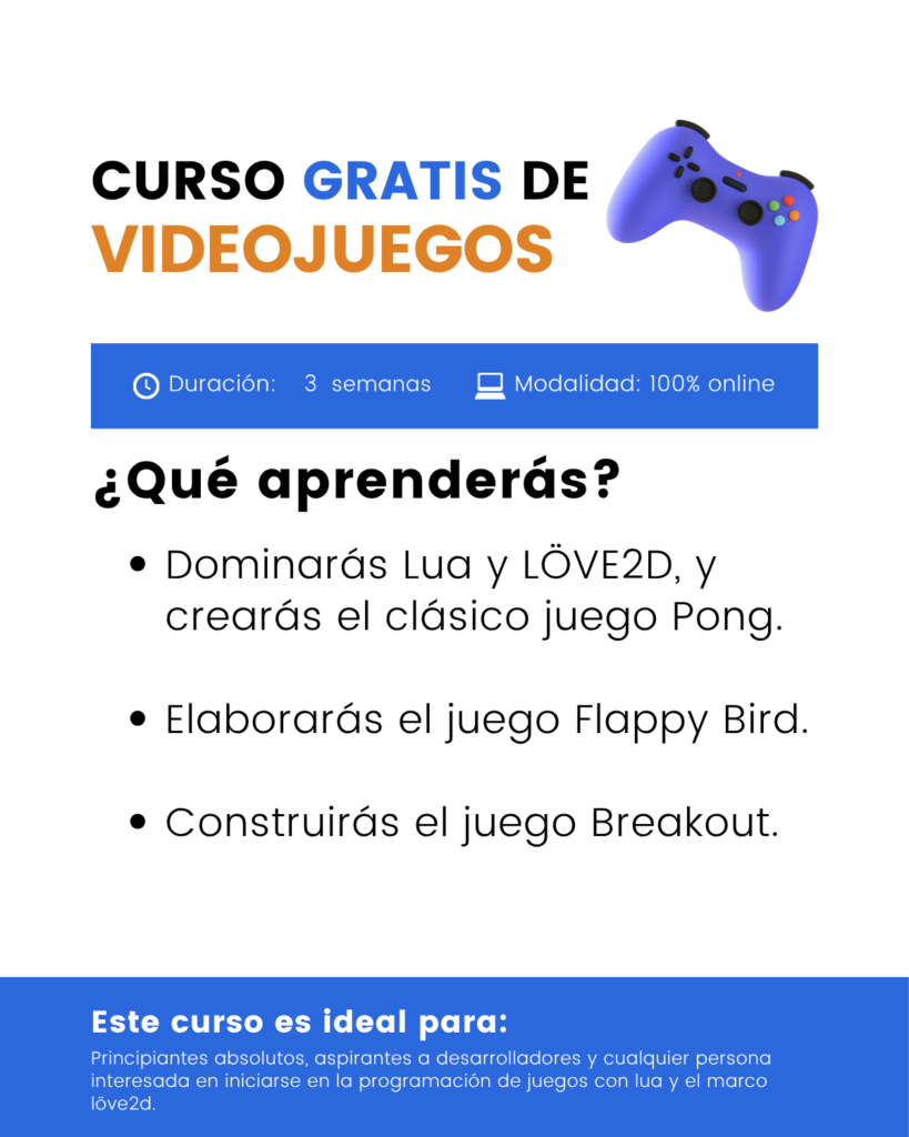 Curso de Video Juegos