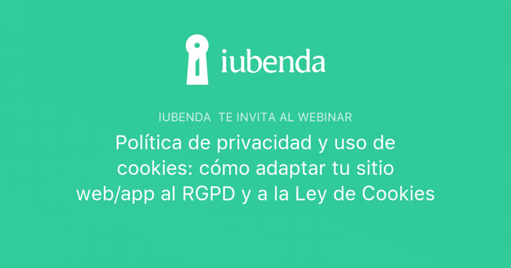 politica de privacidad y uso de cookies 